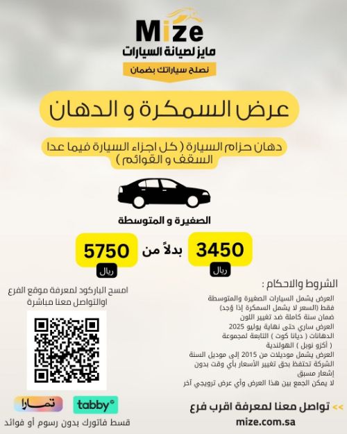 عرض الدهان والسمكرة